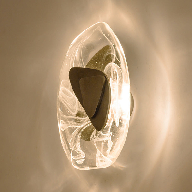 Applique Murale LED en Verre Moderne de Luxe Aurélie