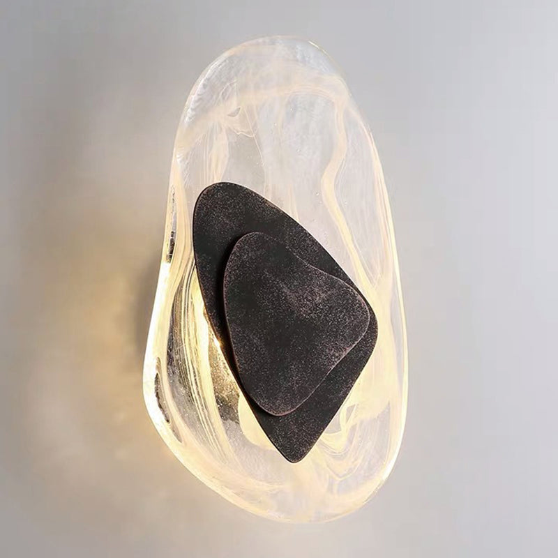 Applique Murale LED en Verre Moderne de Luxe Aurélie