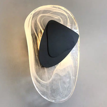 Applique Murale LED en Verre Moderne de Luxe Aurélie