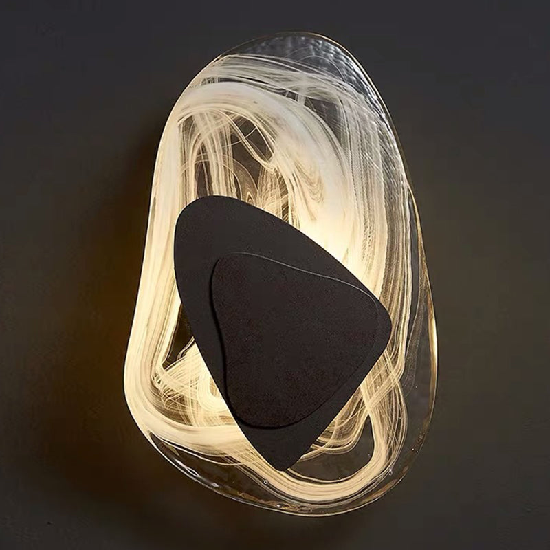 Applique Murale LED en Verre Moderne de Luxe Aurélie