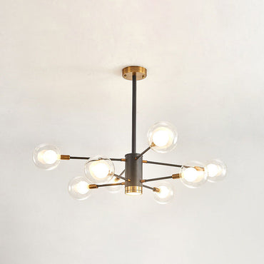 Adèle Globe Verre Suspension Lustre Moderne Couloir Lumière