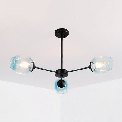 Suspension Moderne Delphine Chandelier Branche Verre à Whisky