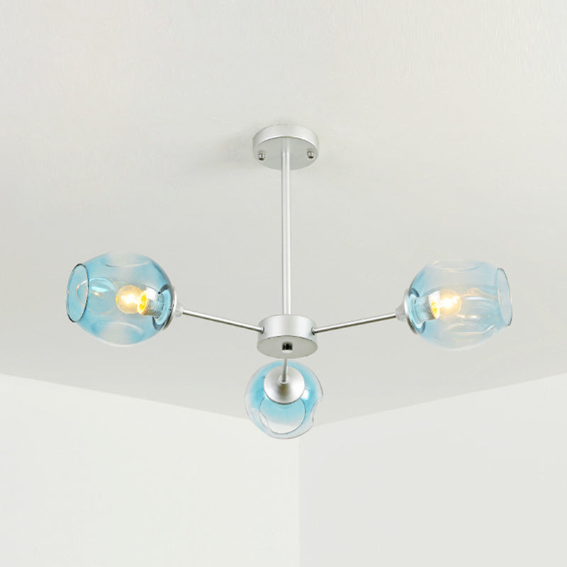 Suspension Moderne Delphine Chandelier Branche Verre à Whisky