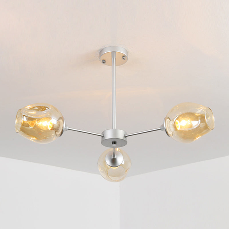 Suspension Moderne Delphine Chandelier Branche Verre à Whisky