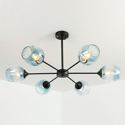 Suspension Moderne Delphine Chandelier Branche Verre à Whisky