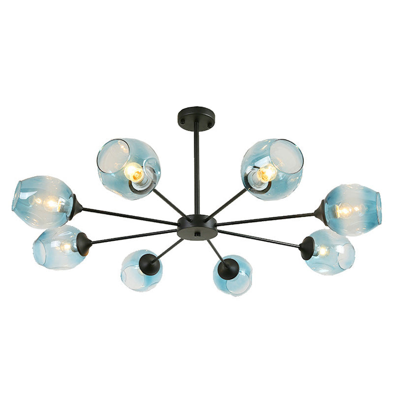 Suspension Moderne Delphine Chandelier Branche Verre à Whisky