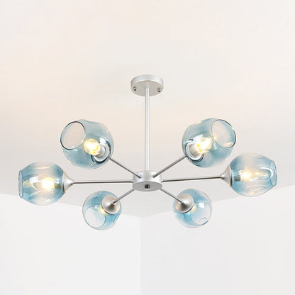 Suspension Moderne Delphine Chandelier Branche Verre à Whisky