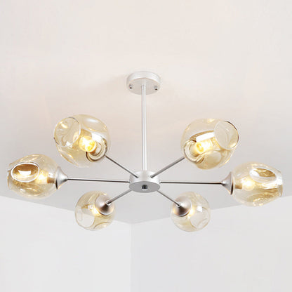 Suspension Moderne Delphine Chandelier Branche Verre à Whisky