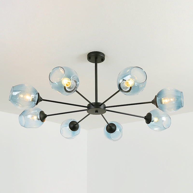 Suspension Moderne Delphine Chandelier Branche Verre à Whisky
