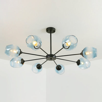 Suspension Moderne Delphine Chandelier Branche Verre à Whisky