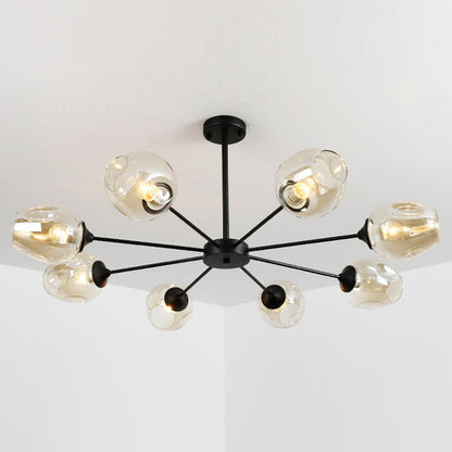 Suspension Moderne Delphine Chandelier Branche Verre à Whisky