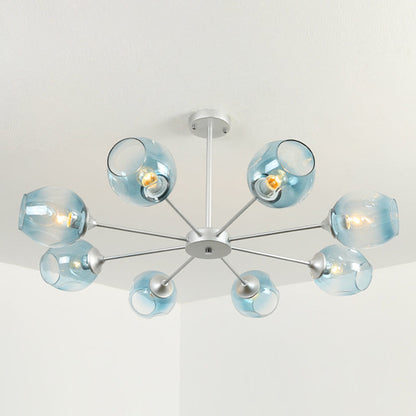 Suspension Moderne Delphine Chandelier Branche Verre à Whisky