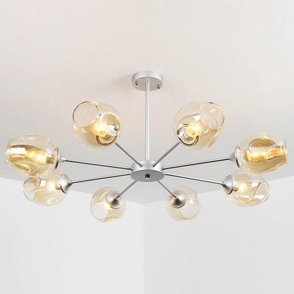 Suspension Moderne Delphine Chandelier Branche Verre à Whisky
