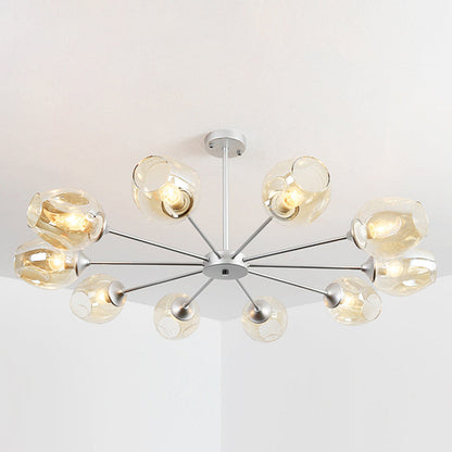 Suspension Moderne Delphine Chandelier Branche Verre à Whisky