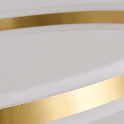 Madeleine Tiered Ring LED Chandelier Gold Modern Pendant