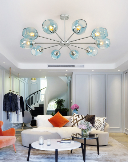 Suspension Moderne Delphine Chandelier Branche Verre à Whisky