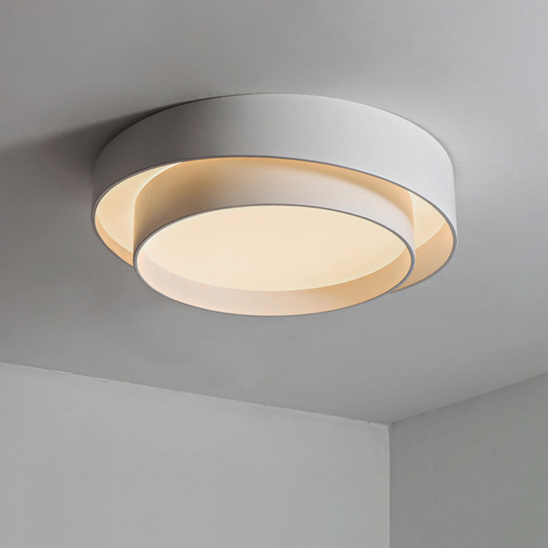 Plafonnier LED rond Chloé Nordic White