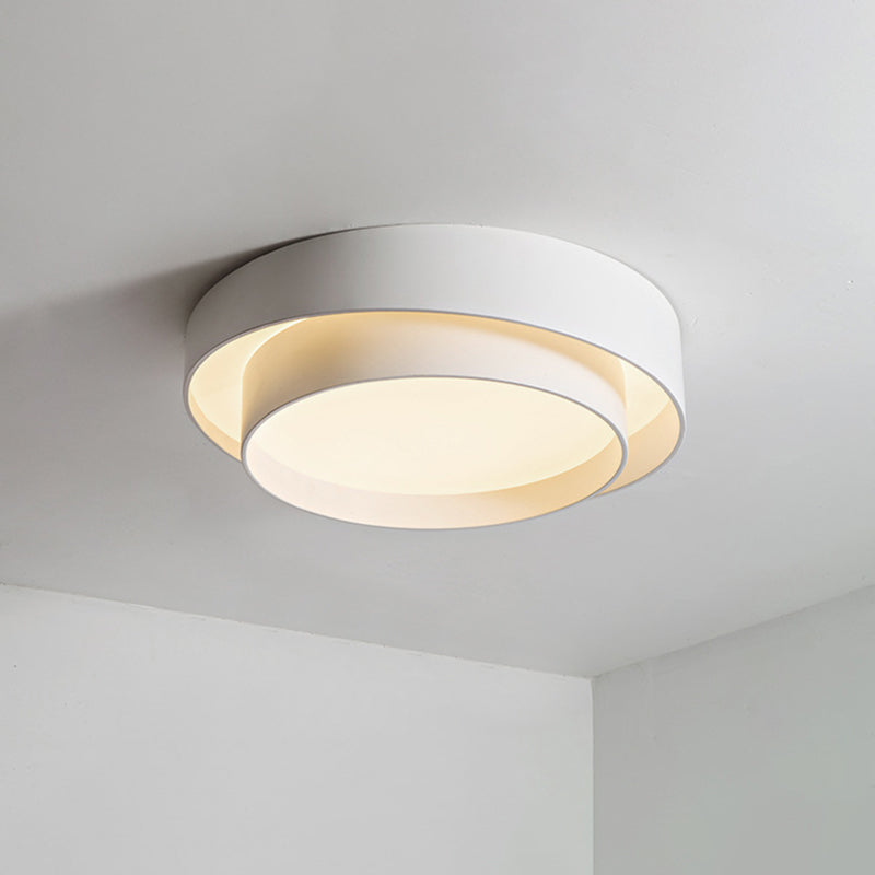 Plafonnier LED rond Chloé Nordic White