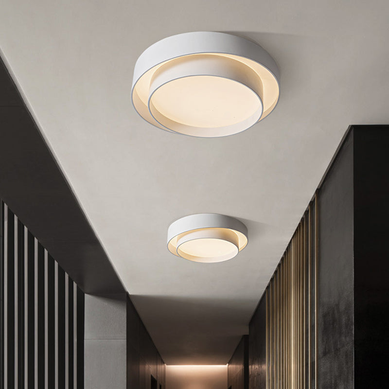 Plafonnier LED rond Chloé Nordic White