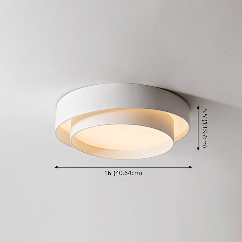 Plafonnier LED rond Chloé Nordic White