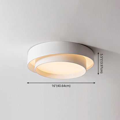 Plafonnier LED rond Chloé Nordic White