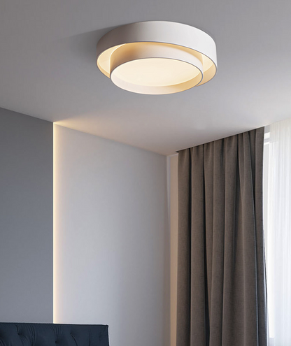 Plafonnier LED rond Chloé Nordic White