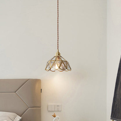 Élodie Tiffany Style Frosted Glass Pendant Light