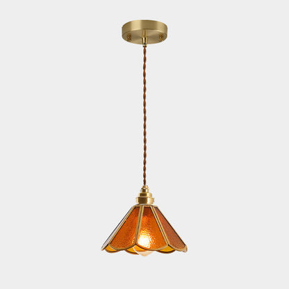 Élodie Tiffany Style Frosted Glass Pendant Light