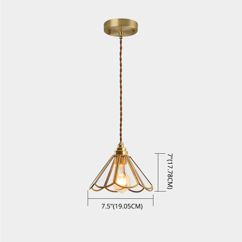 Élodie Tiffany Style Frosted Glass Pendant Light