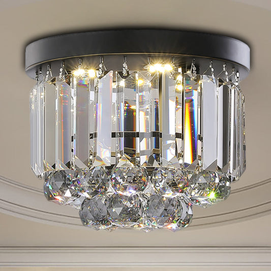 Plafonnier LED Émilienne en cristal moderne