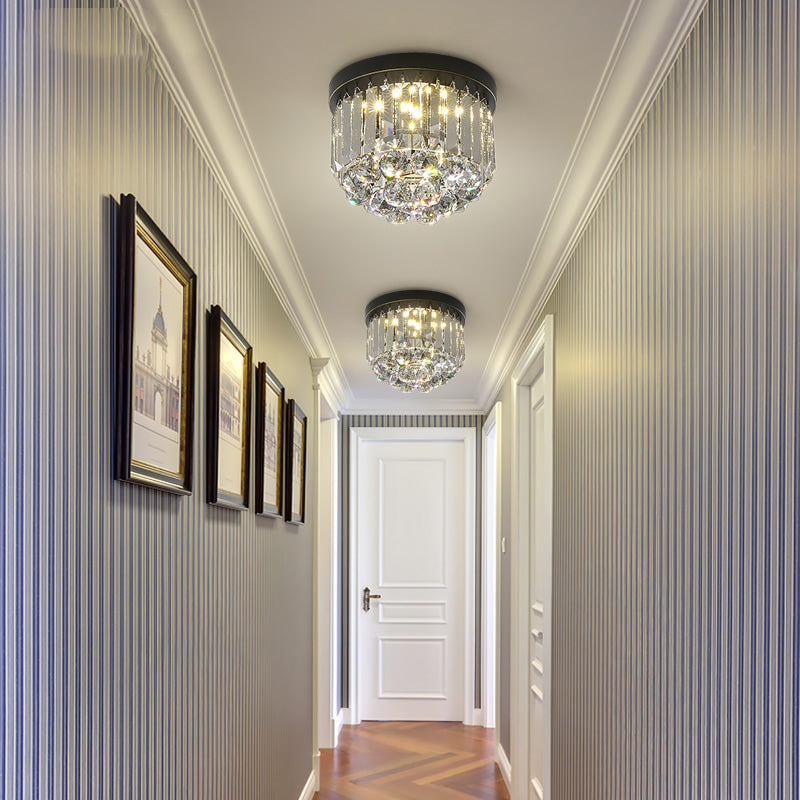 Plafonnier LED Émilienne en cristal moderne