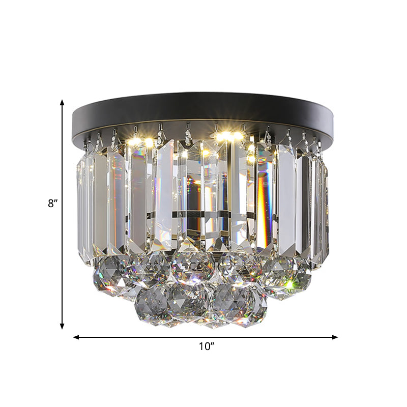 Plafonnier LED Émilienne en cristal moderne