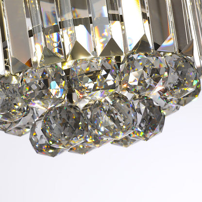 Plafonnier LED Émilienne en cristal moderne