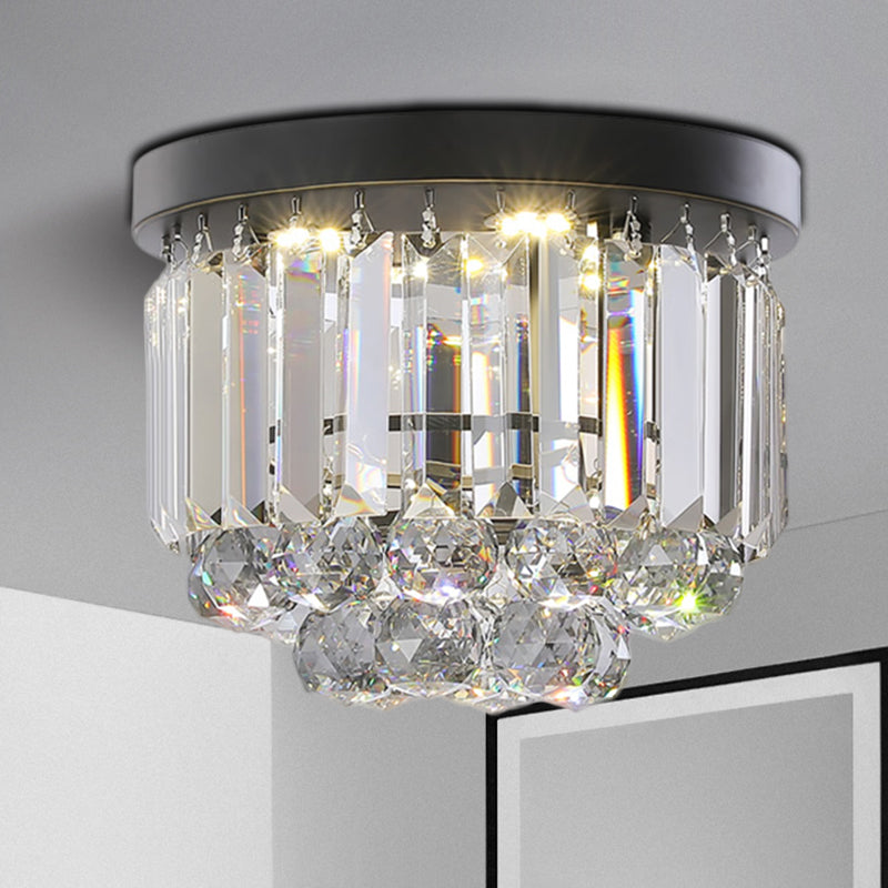 Plafonnier LED Émilienne en cristal moderne
