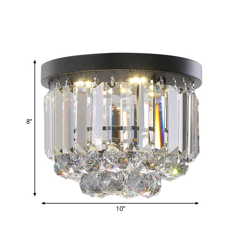 Plafonnier LED Émilienne en cristal moderne
