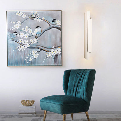 Applique murale Isabelle avec finition noire, blanche et dorée