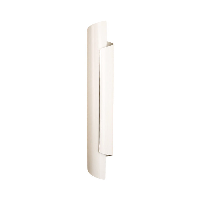 Valérie Scrolled Dual Light Wall Sconce Black/White/Gold
