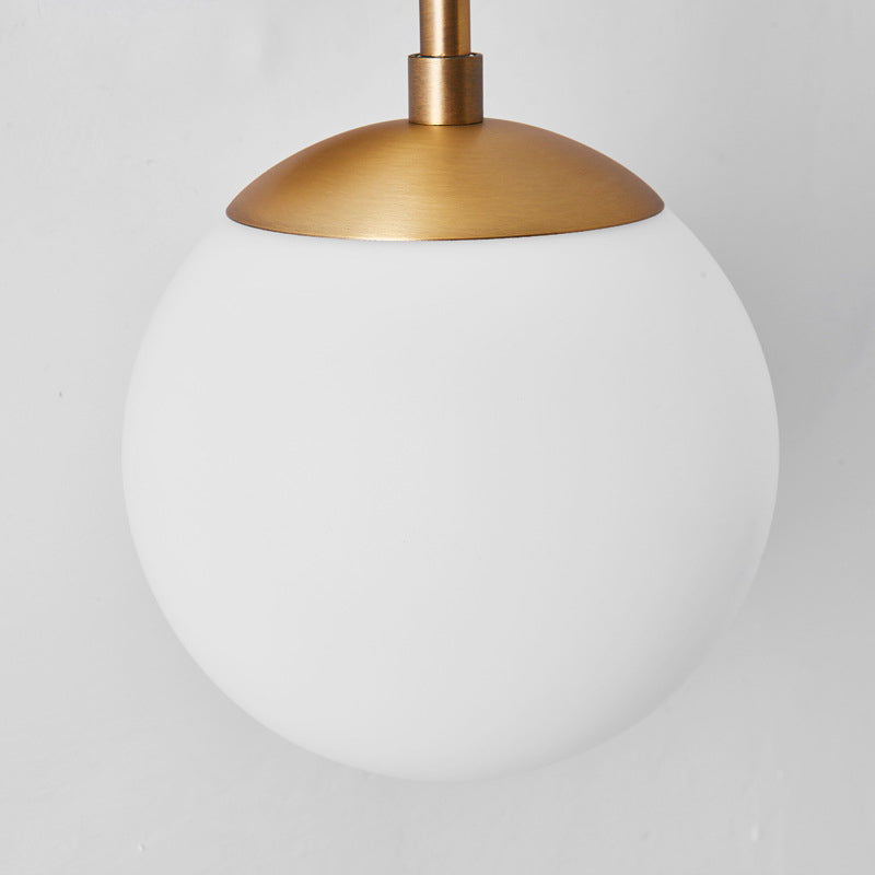 Applique Murale Sophie Double Globe Laiton