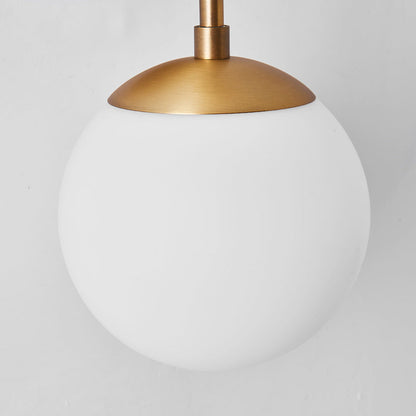 Applique Murale Sophie Double Globe Laiton