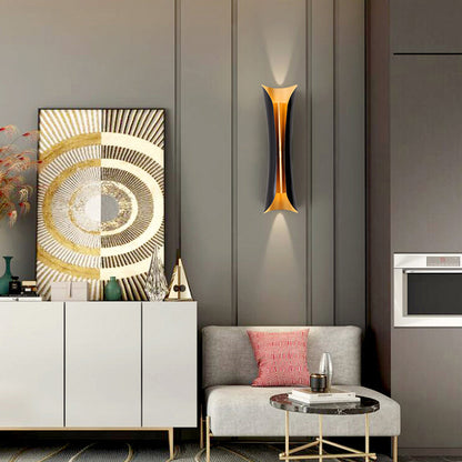Applique murale Anais Modern Curl en métal