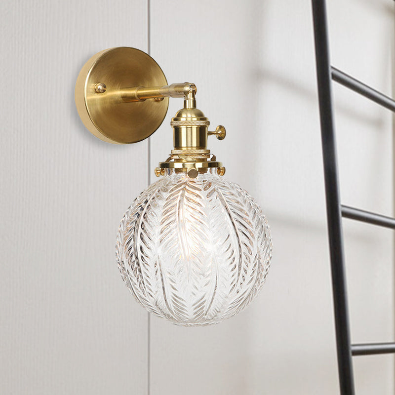 Isabelle Prismatic Glass Geometric Wall Sconce Brass