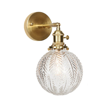 Isabelle Prismatic Glass Geometric Wall Sconce Brass