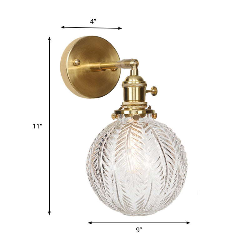 Isabelle Prismatic Glass Geometric Wall Sconce Brass