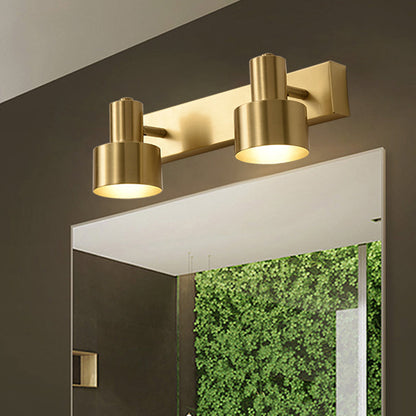 Applique murale cylindrique en laiton Florence avec LED