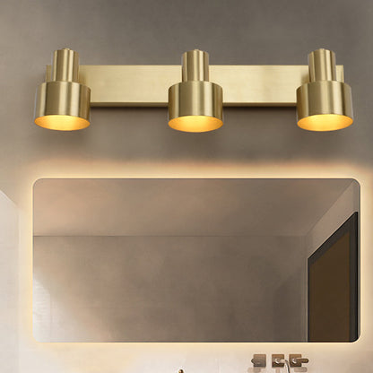 Applique murale cylindrique en laiton Florence avec LED