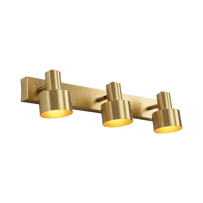 Applique murale cylindrique en laiton Florence avec LED