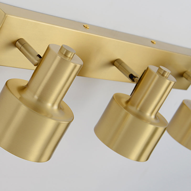 Applique murale cylindrique en laiton Florence avec LED