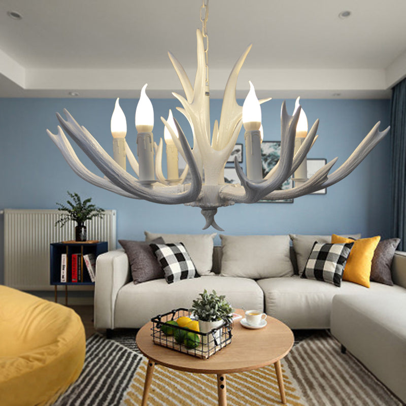 Lustre Suspension Éliane White Farmhouse