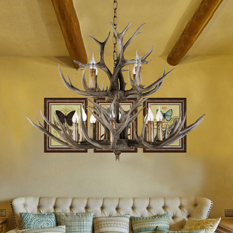 Madeleine Resin Candle Chandelier
