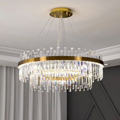 Celeste Orion Handcrafted Crystal Chandelier
